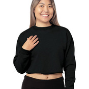 Women's USA Made Cropped Crewneck Sweatshirt