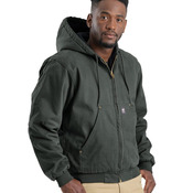 Men's Tall Heartland Washed Cotton Duck Hooded Jacket