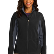 Ladies Core Colorblock Soft Shell Jacket