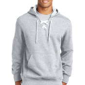CONTRACT Lace Up Pullover Hooded Sweatshirt - you supply