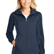 Ladies Active Hooded Soft Shell Jacket